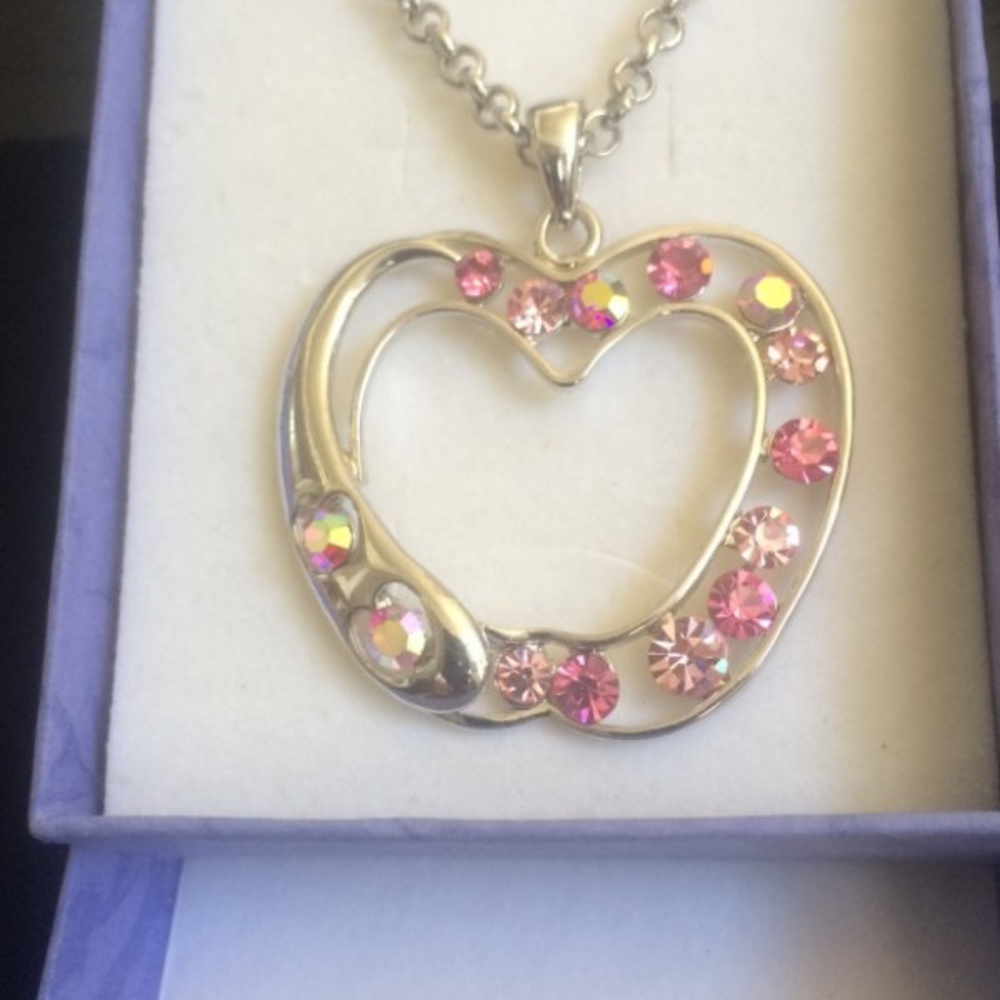 FINAL MARKDOWN Gorgeous new gift boxed heart necklace